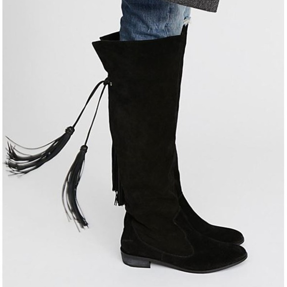 tassel riding boots